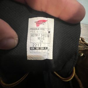 Red Wings Steel Toe Loggers Brown Mens 11